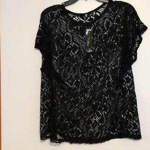 Victoria lace cover up top